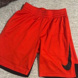 Nike Kids Bright Red Mesh Shorts